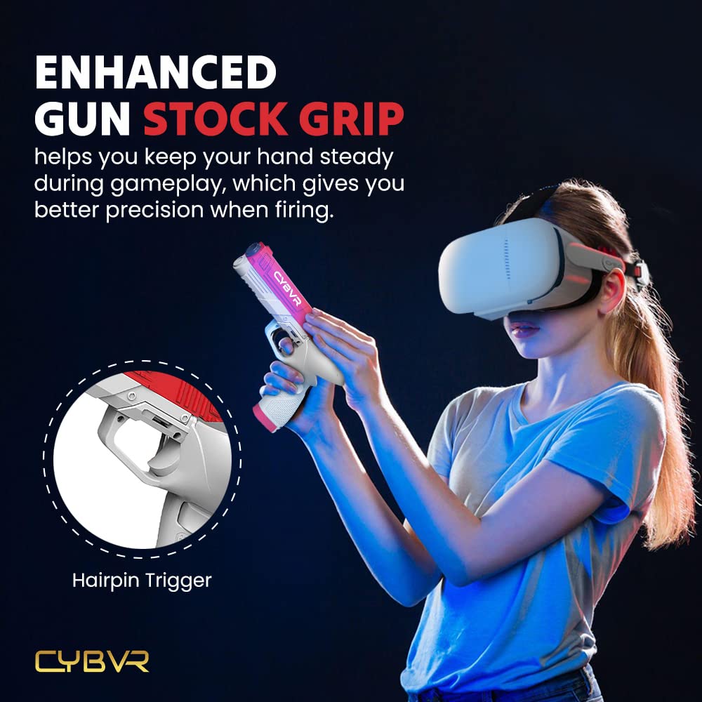 Adjustable VR Gun Controller Attachment