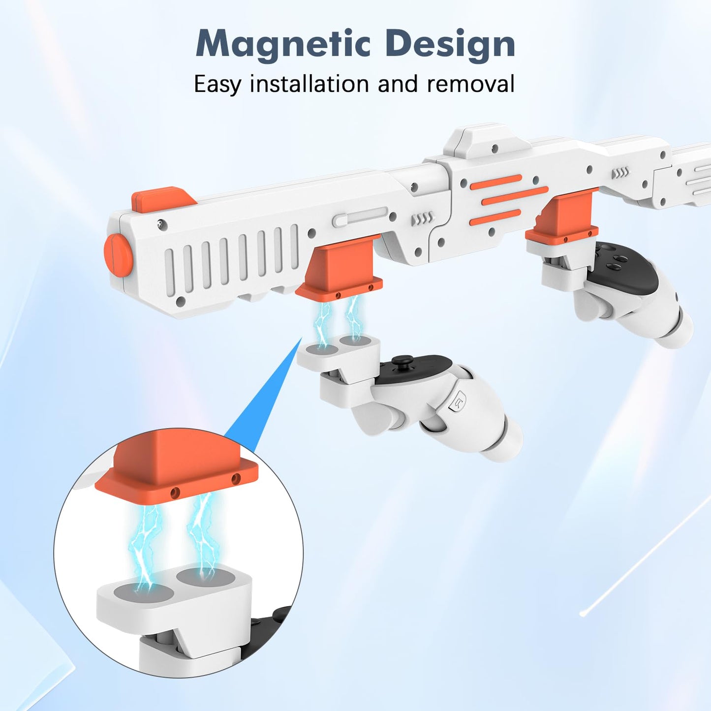 Quick-Release VR Gun Attachment